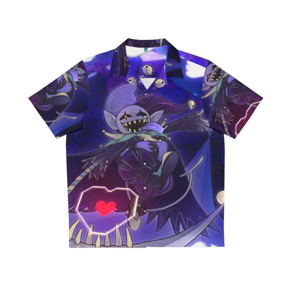 Deltarune Jevil Hawaiian Shirt with Jester Design