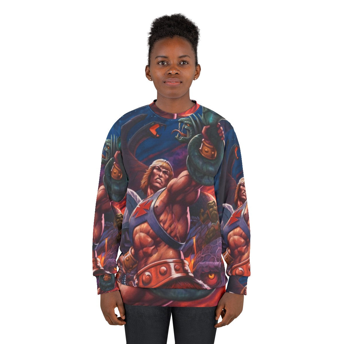 Heman and Snakemen vintage retro sweatshirt - women