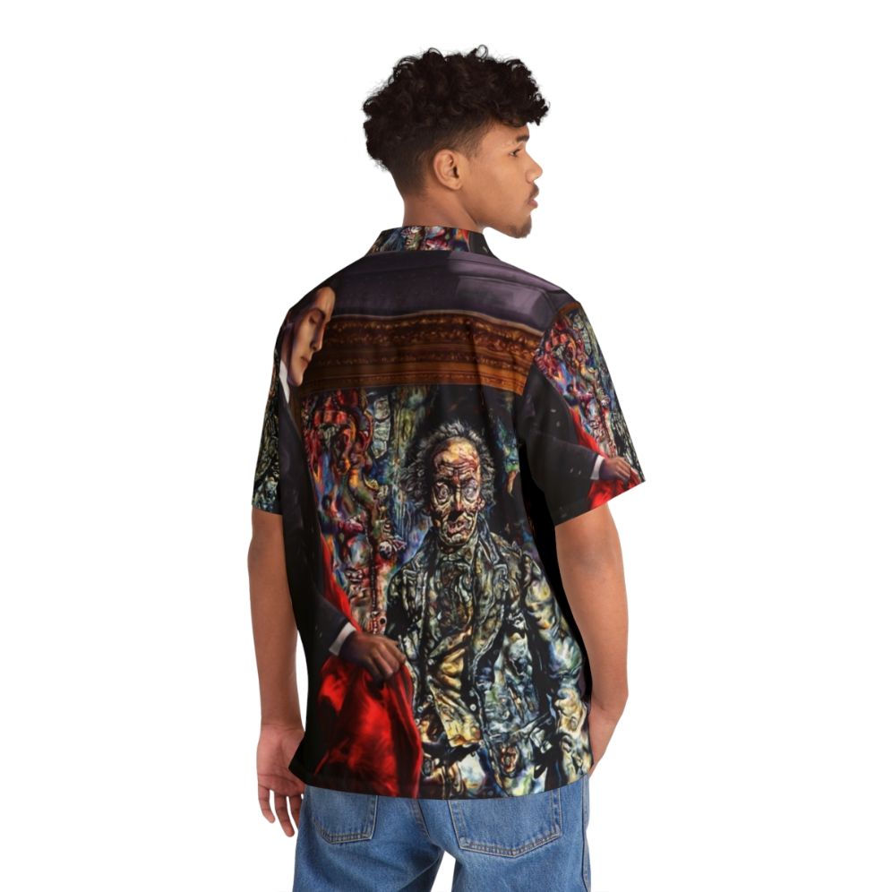 Dorian Gray Revisited Hawaiian Shirt with Gothic Horror Theme - People Back