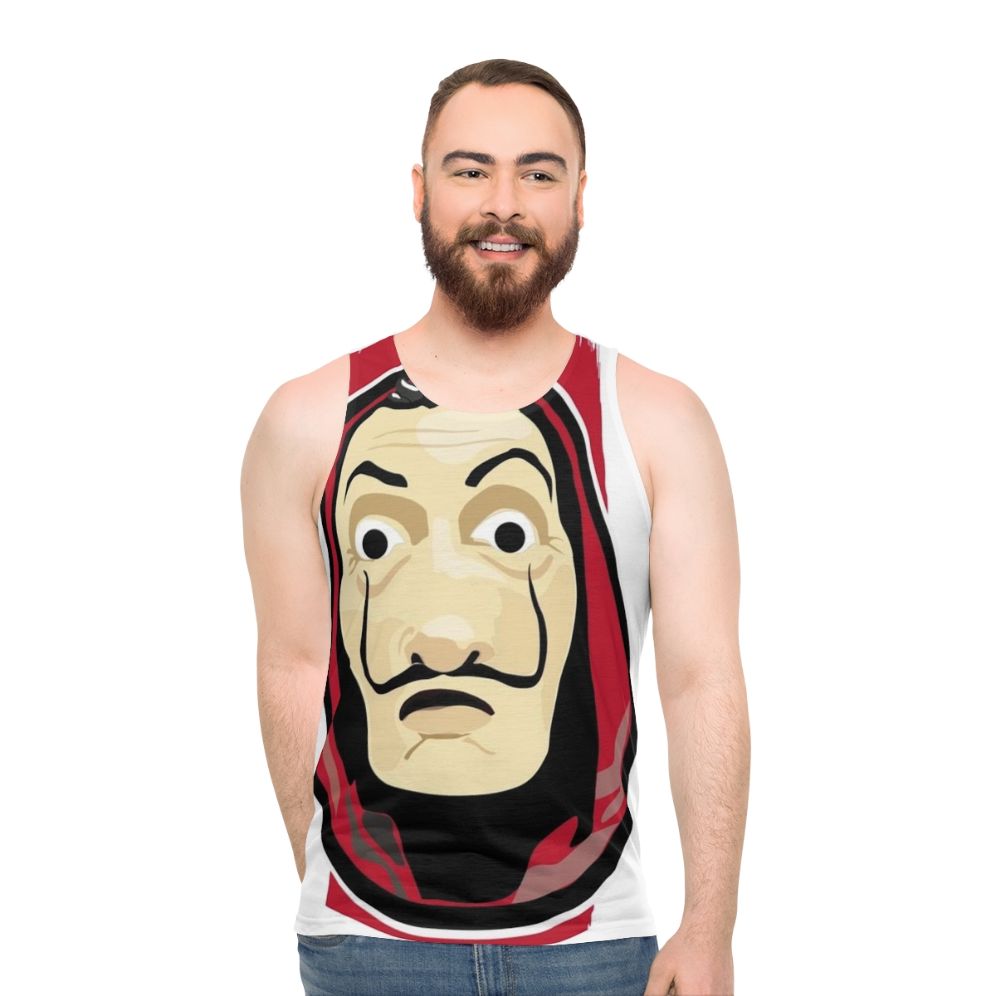 La Casa De Papel Money Heist Netflix Series Unisex Tank Top - men