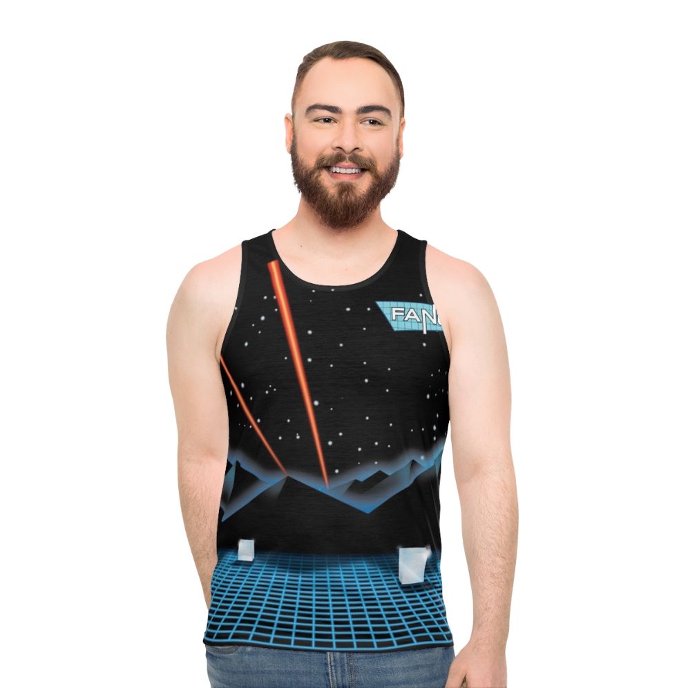 Retro 80s "Lady of Ice" unisex tank top - men