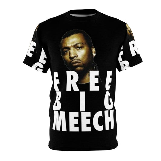 Graphic T-shirt design featuring the words "Big Meech BMF" in a bold, street-inspired style.