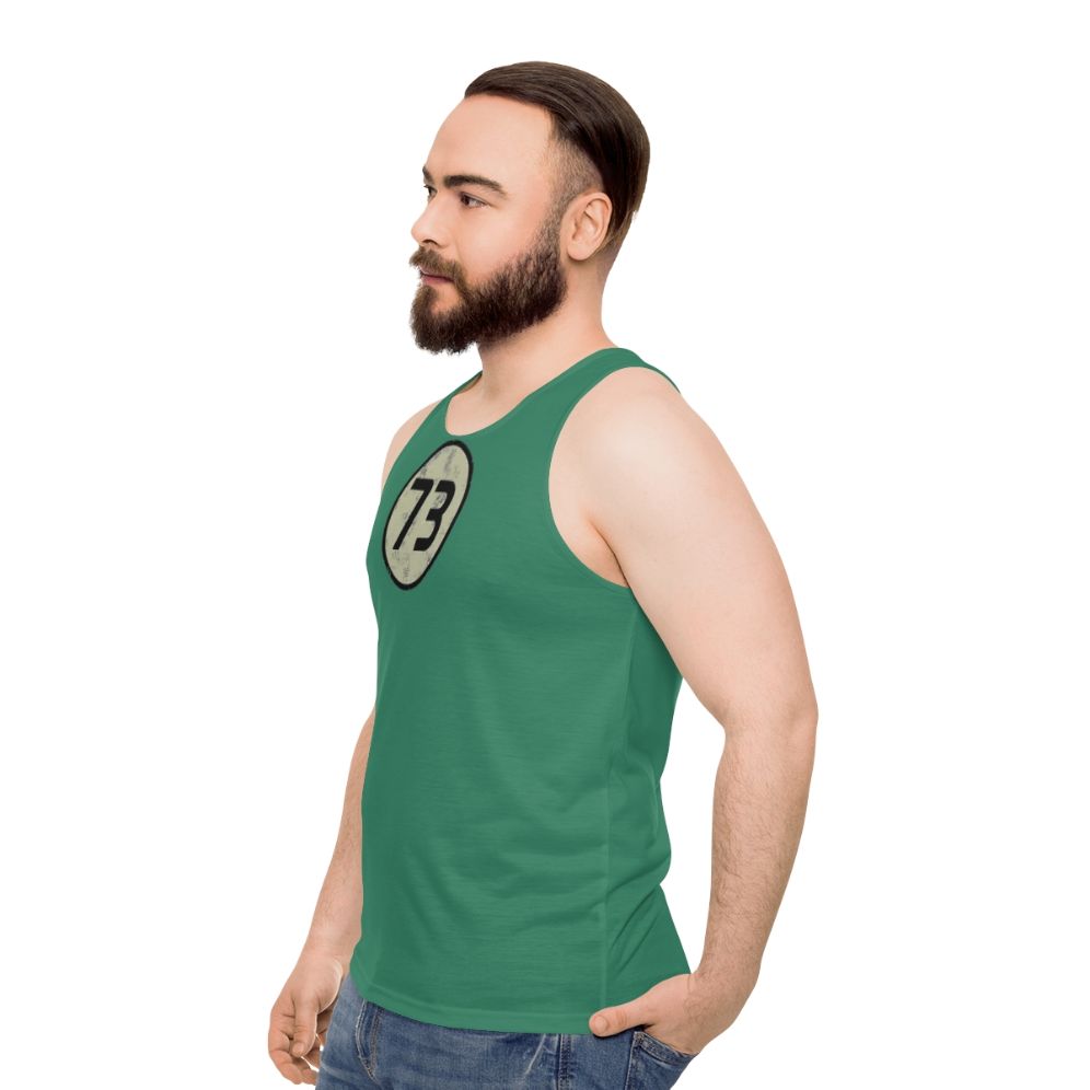 Sheldon Big Bang Theory Unisex Tank Top - men side