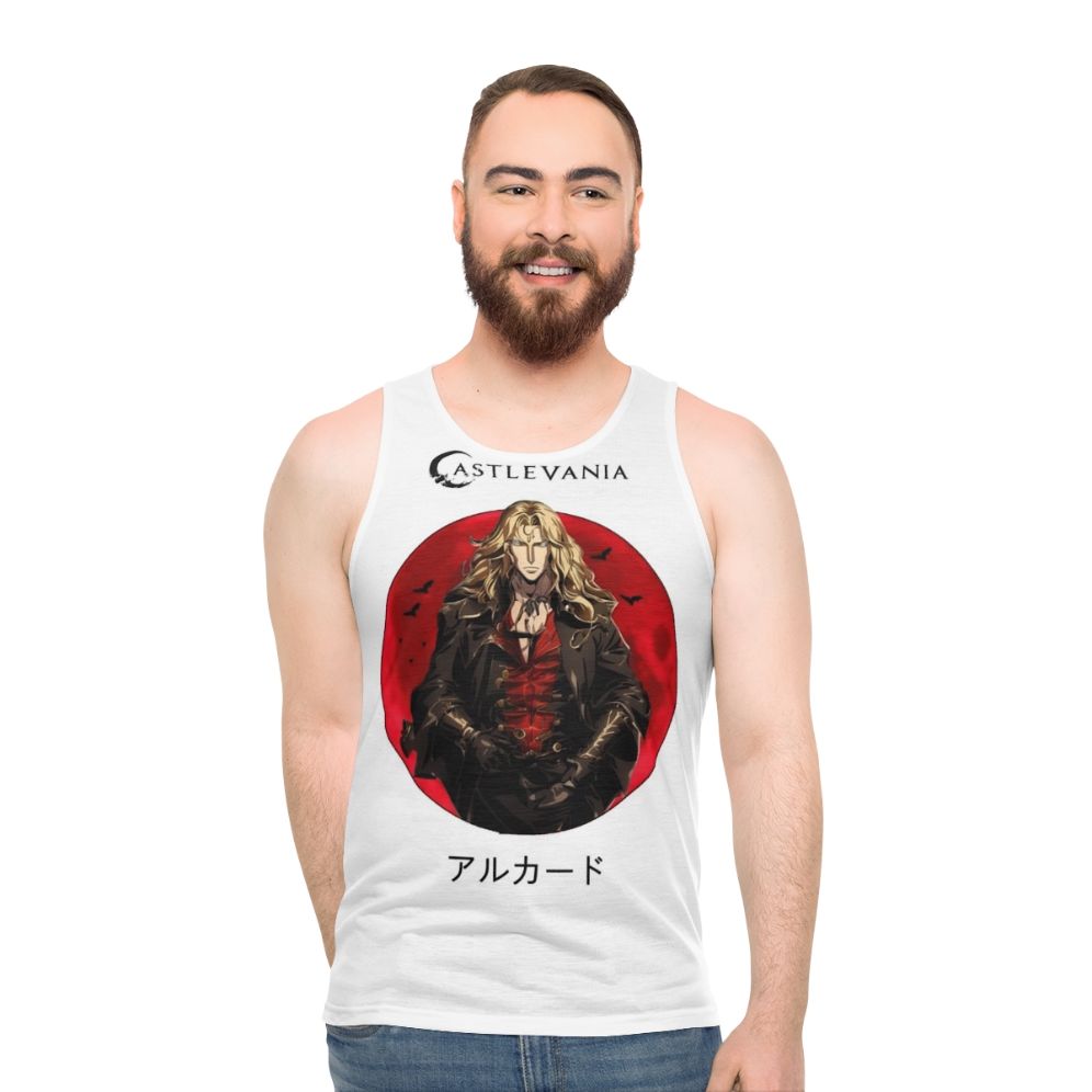 Castlevania Alucard Unisex Tank Top - men