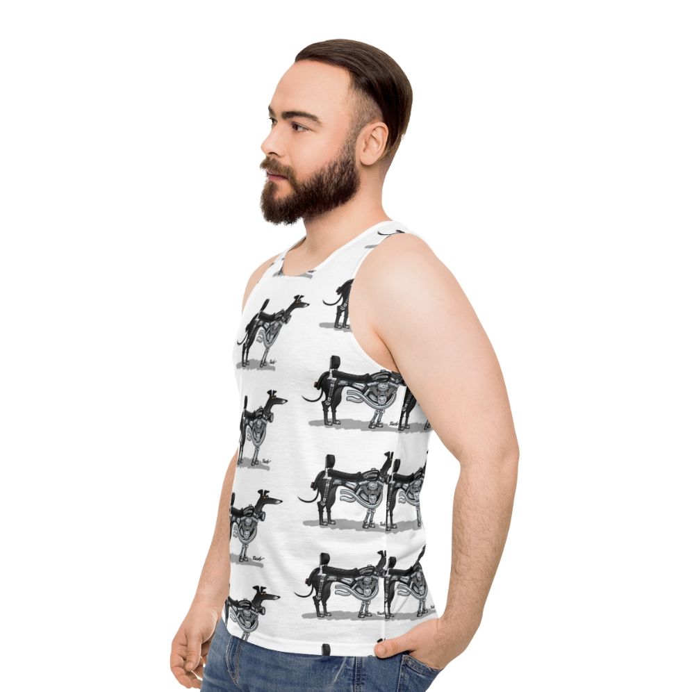 Unisex Milwaukee sighthound tank top - men side