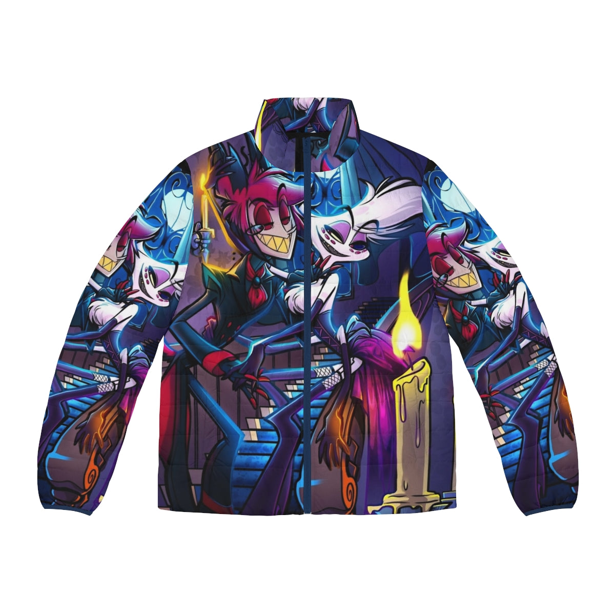 Hazbin Hotel Alastor Puffer Jacket - Officially Licensed Apparel