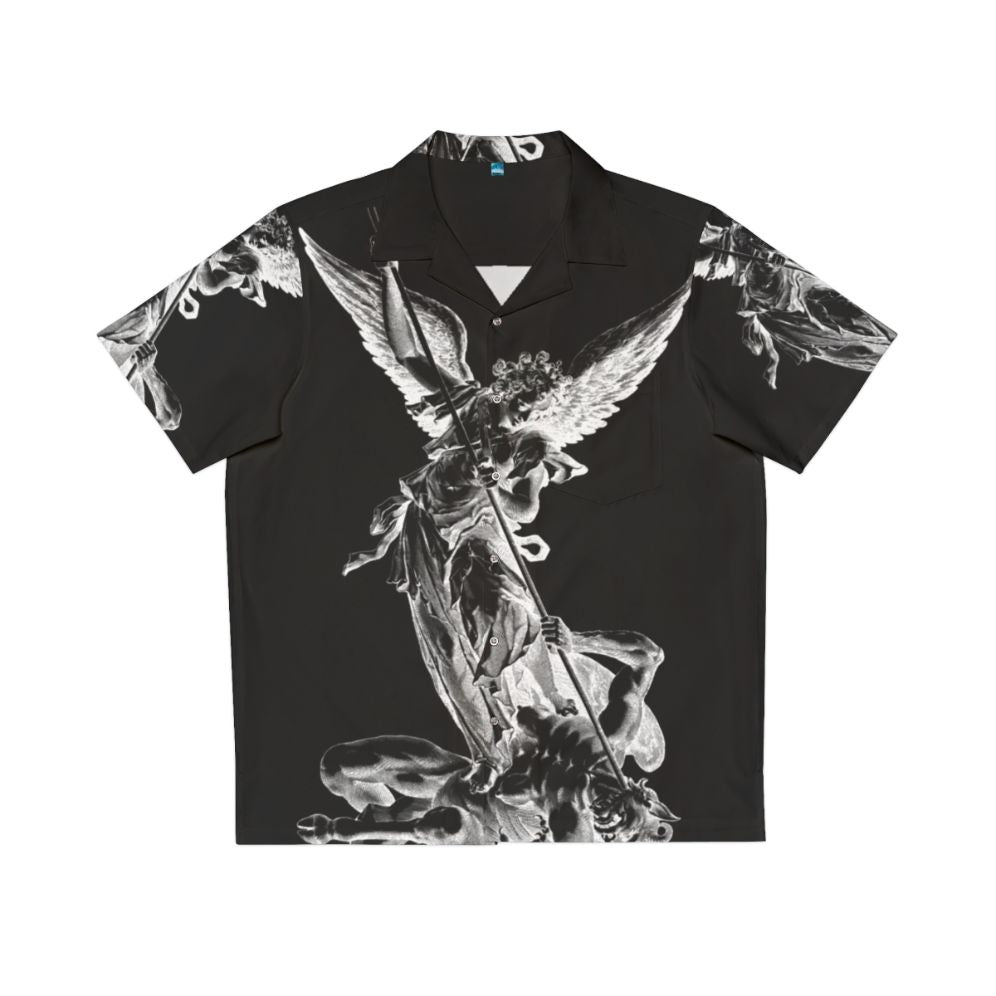 Archangel Michael Defeating The Devil Hawaiian Shirt