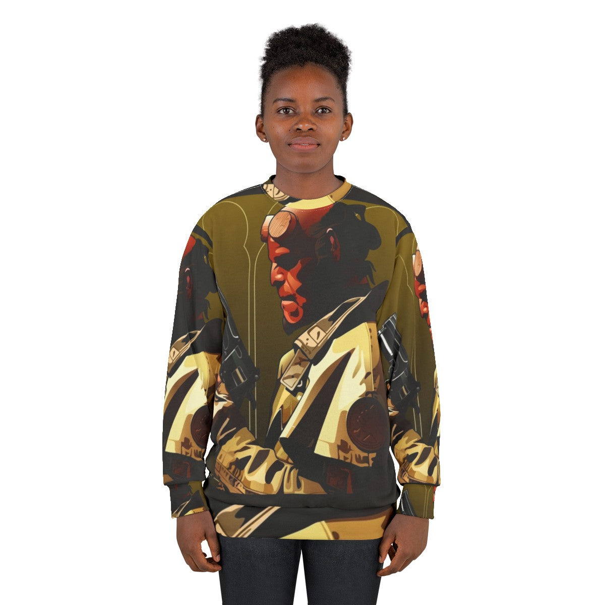 Hellboy Comic Book Character Sweatshirt - women