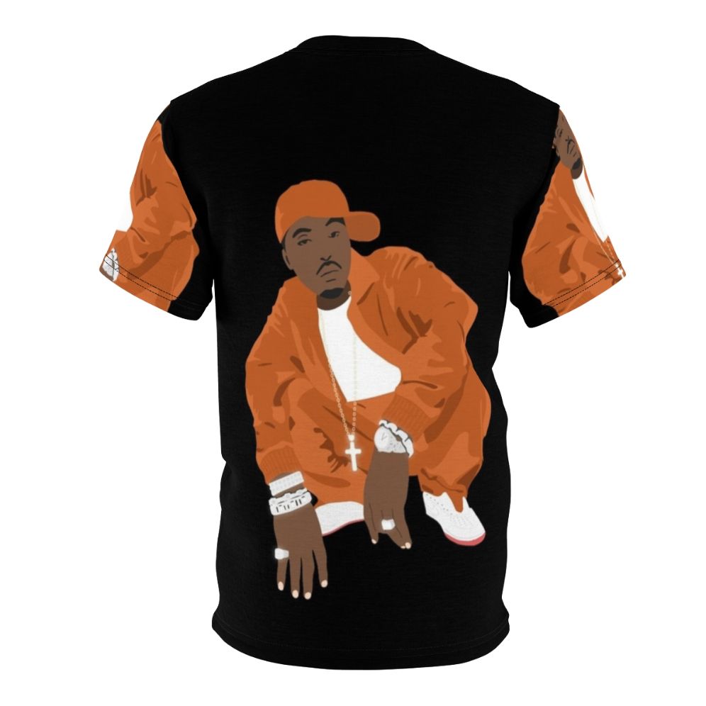 Vintage-style graphic tee featuring the iconic Nas Illmatic album cover design - Back