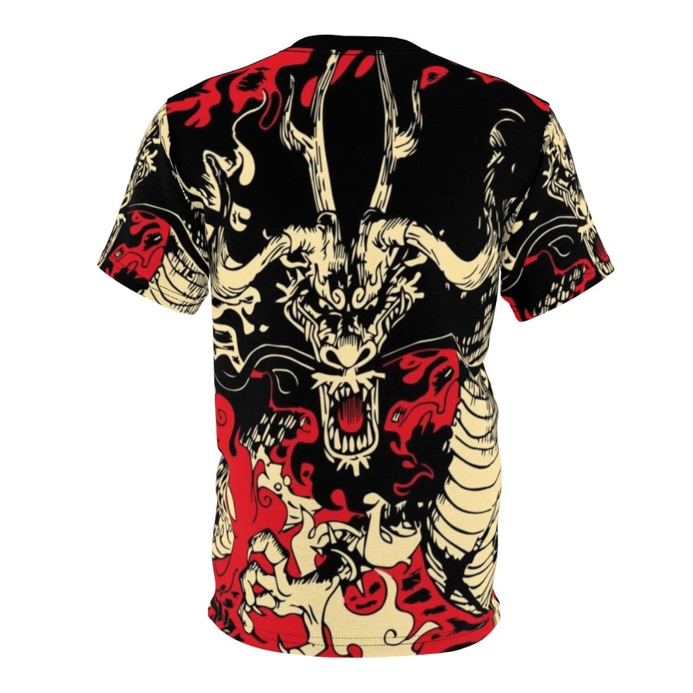 Kaido the Dragon Inspired T-shirt, One Piece Anime Merchandise - Back