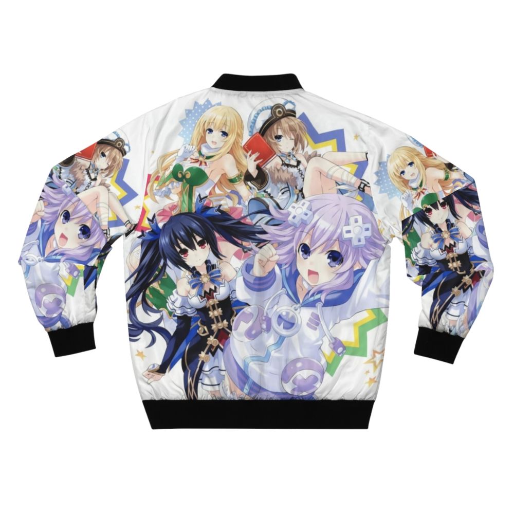 Neptunia anime bomber jacket with video game inspired design - Back