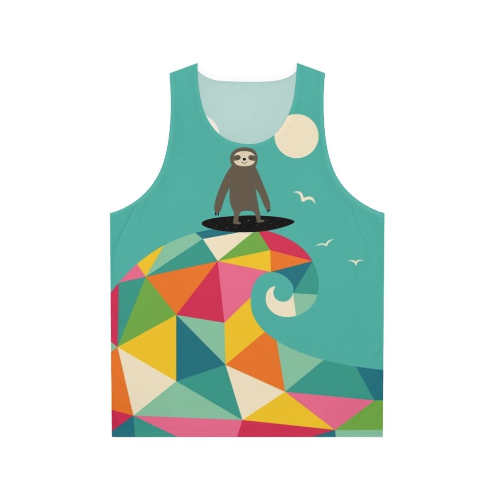 Surfs Up Sloth Unisex Tank Top