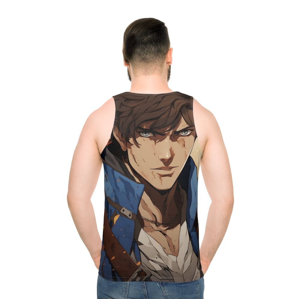 Castlevania Nocturne Richter Belmont Unisex Tank Top - men back