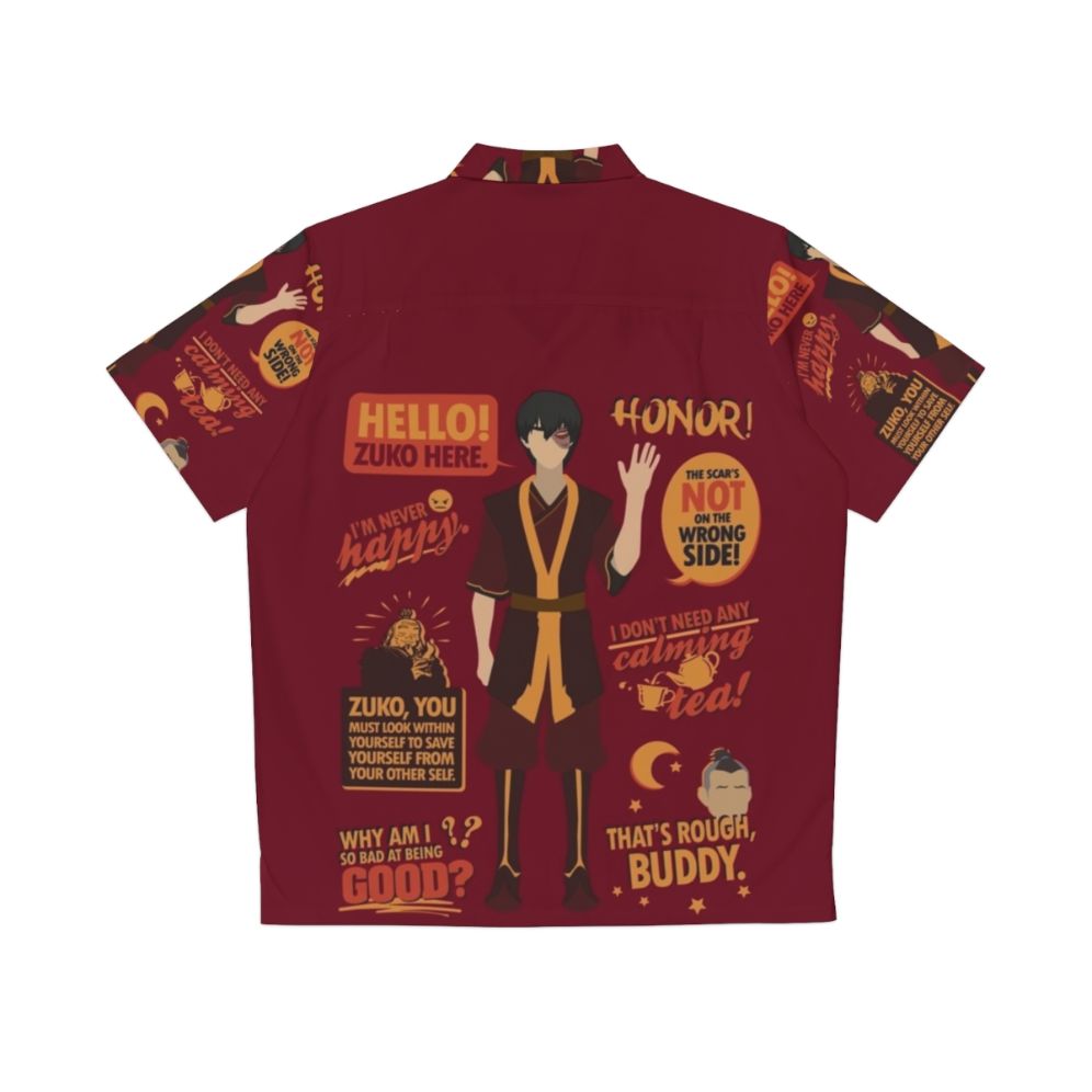 Zuko's Hawaiian Shirt from Avatar: The Last Airbender - Back