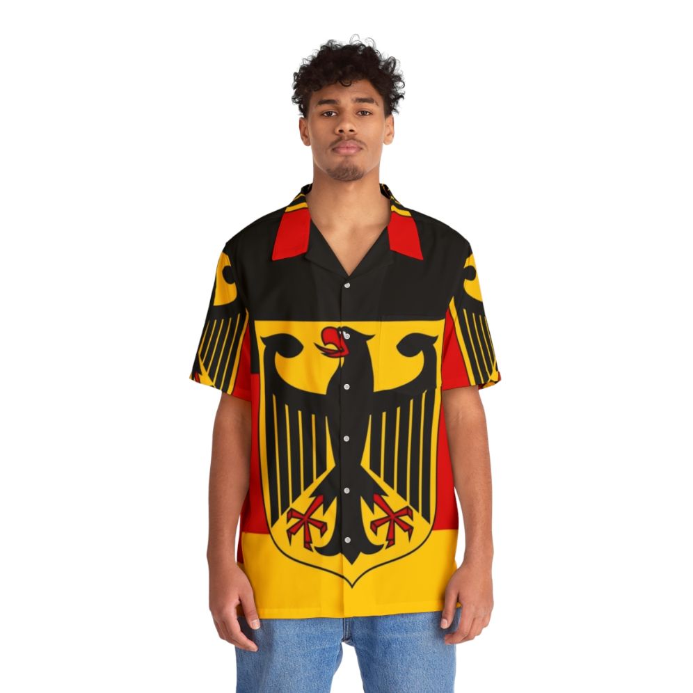 Bundesrepublik Deutschland German Flag Hawaiian Shirt - People Front