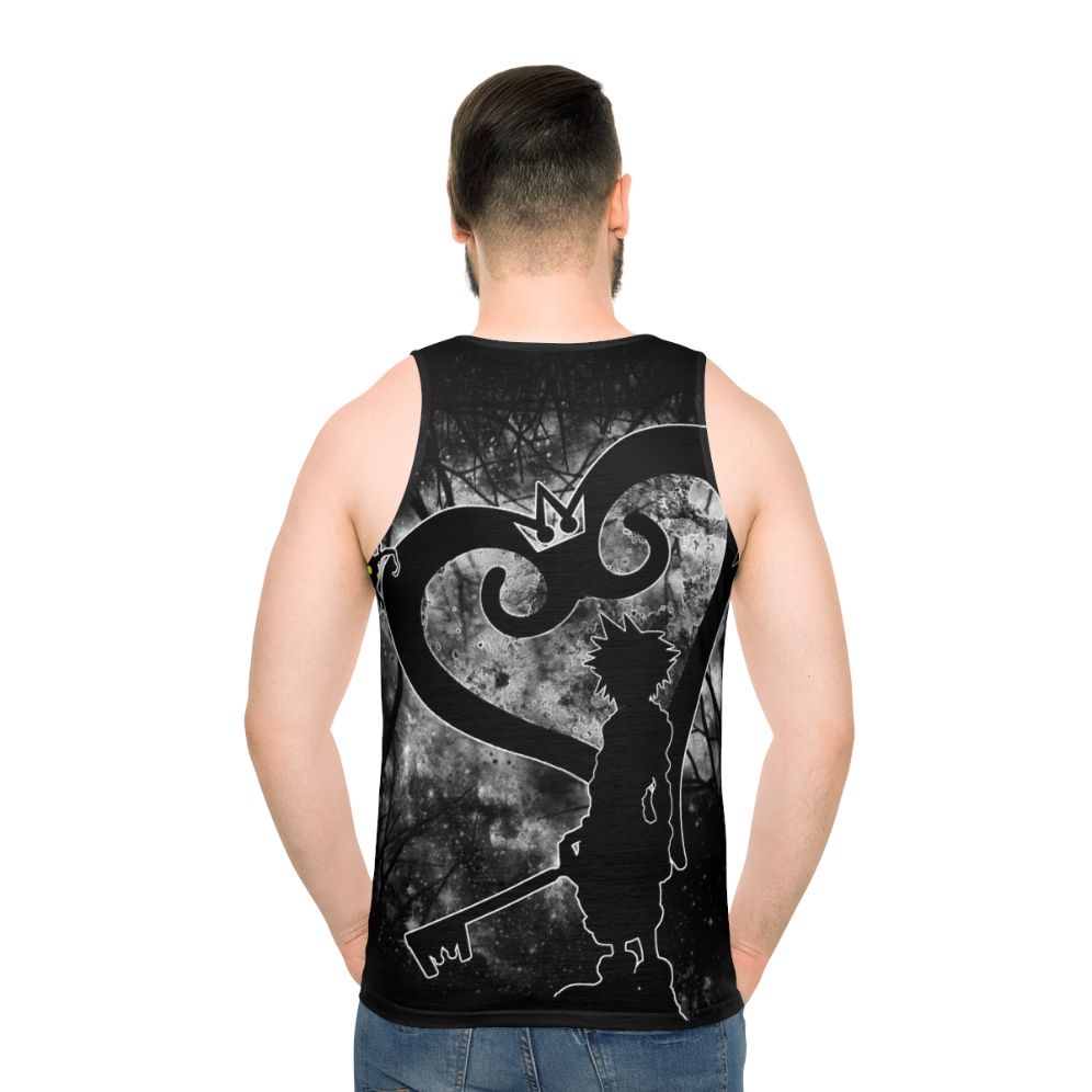 Sora's Keyblade Unisex Tank Top - men back