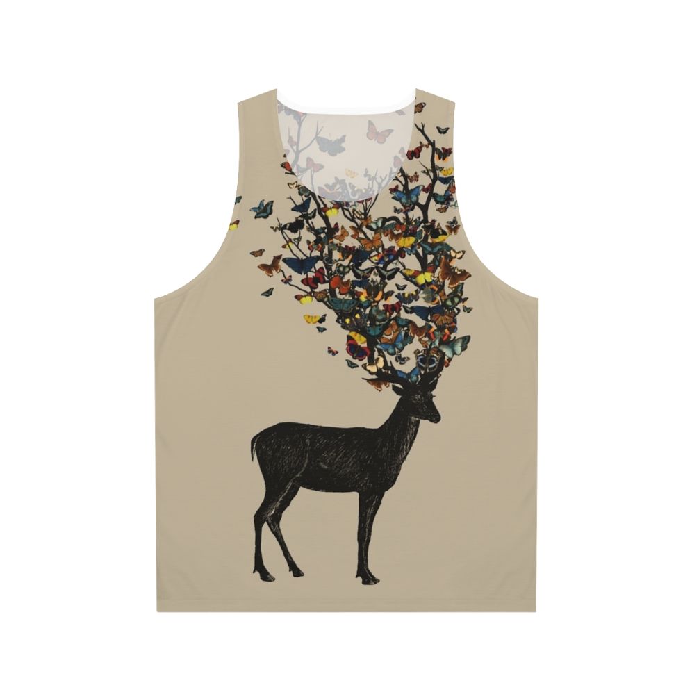 Unisex nature inspired wildlife design tank top