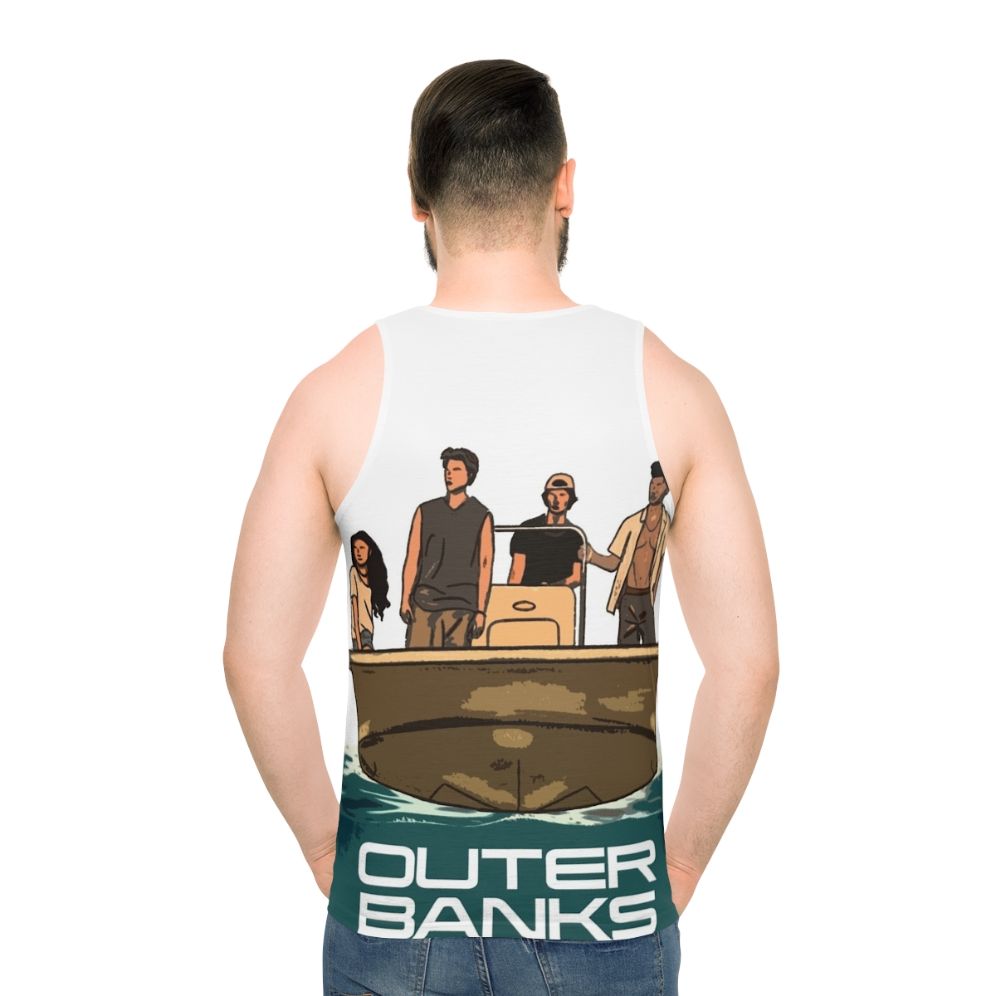 Outer Banks Netflix Unisex Tank Top - men back