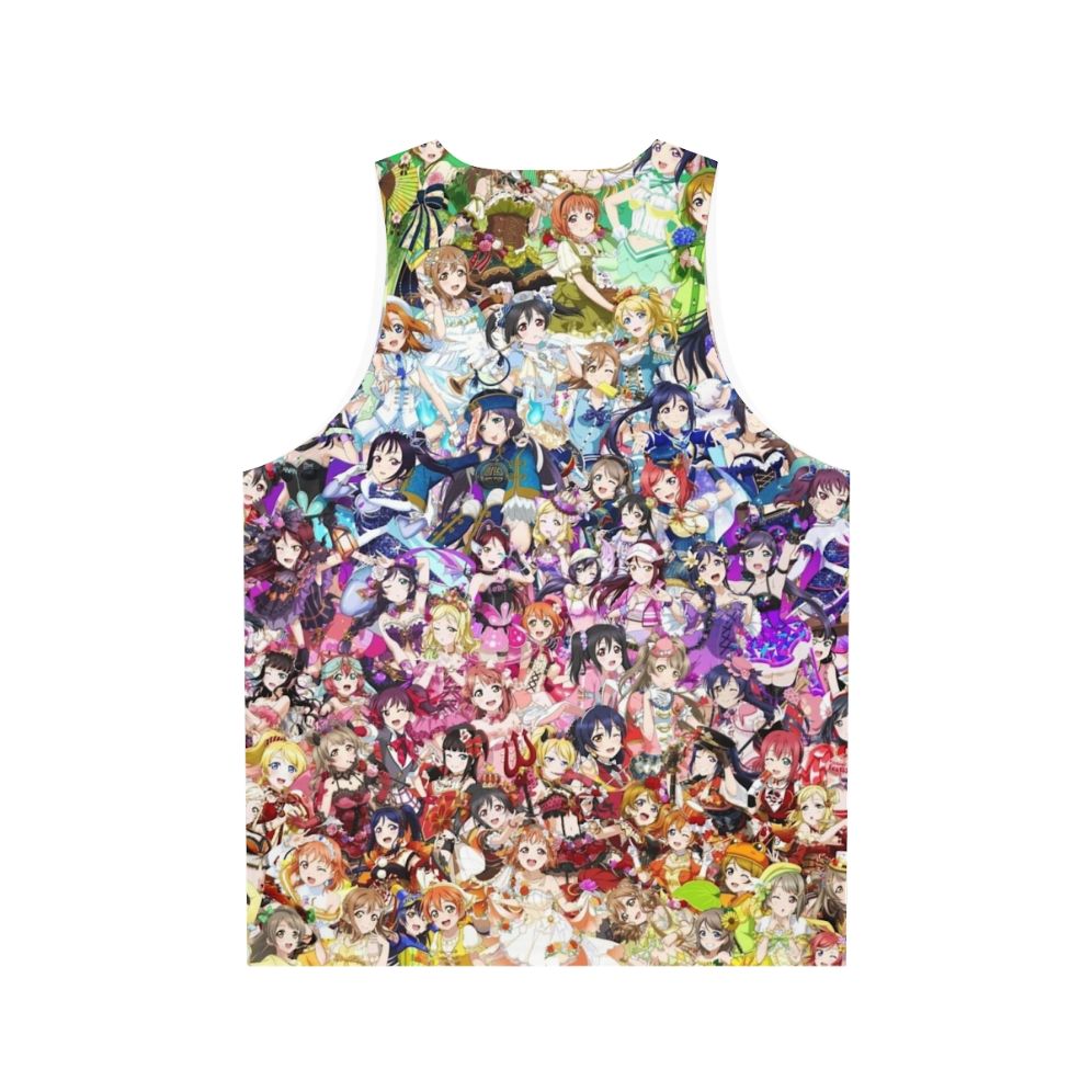 Love Live! Rainbow Gradient Unisex Anime Tank Top - Back