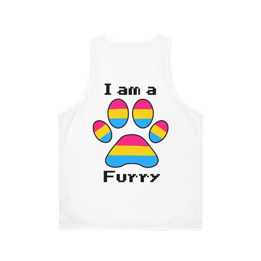 Retro Furry Pan Am Unisex Tank Top - Back