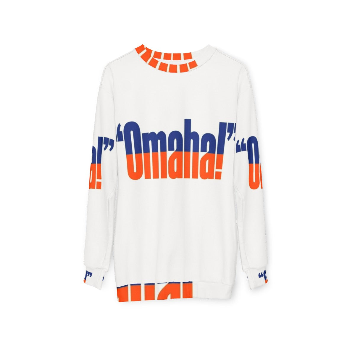 Yell Sweatshirt featuring the Denver Broncos and Peyton Manning - hanging