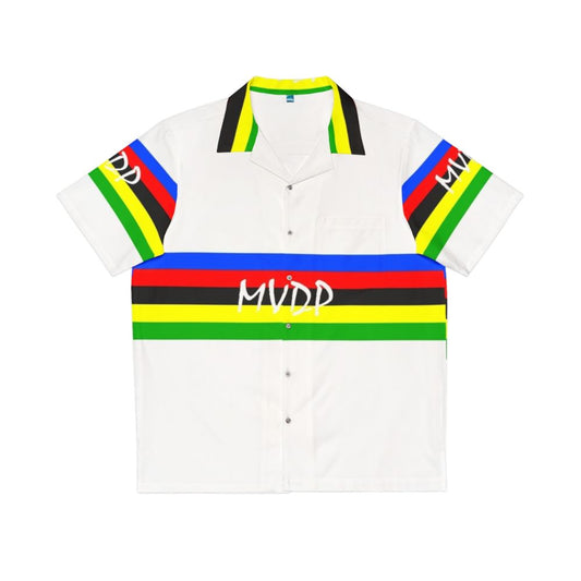 Mathieu Van Der Poel World Champion Hawaiian Cycling Shirt