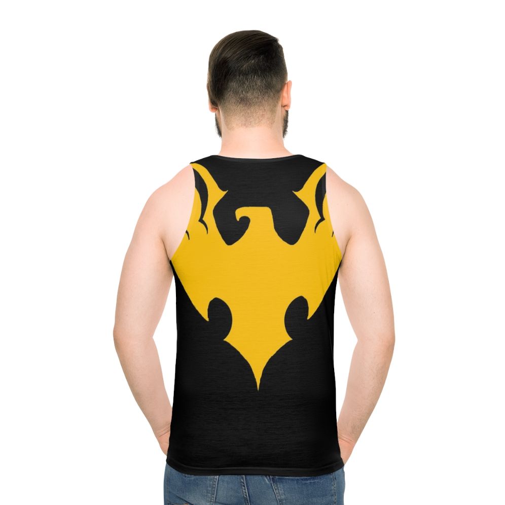 Quentin Quire Future Phoenix Unisex Tank Top - men back