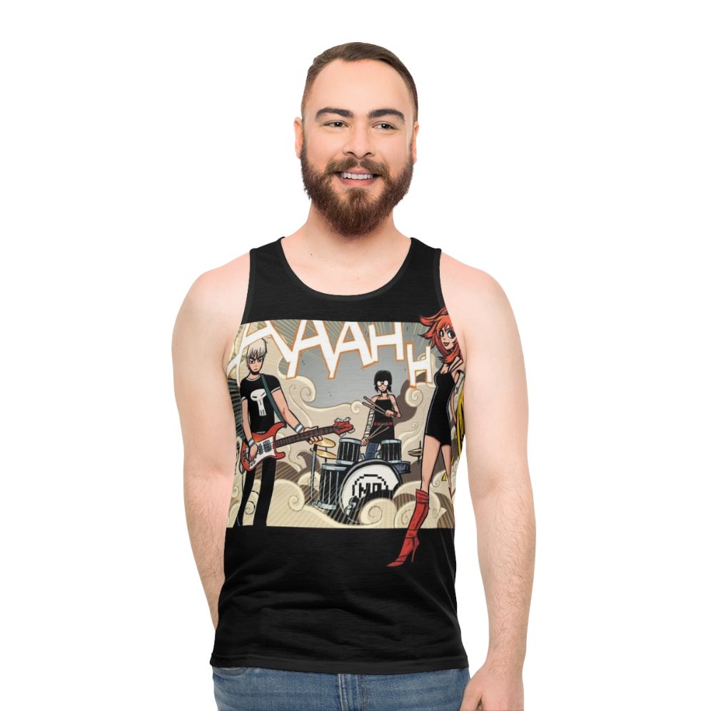 The Clash At Demonhead Unisex Music Fan Tank Top - men