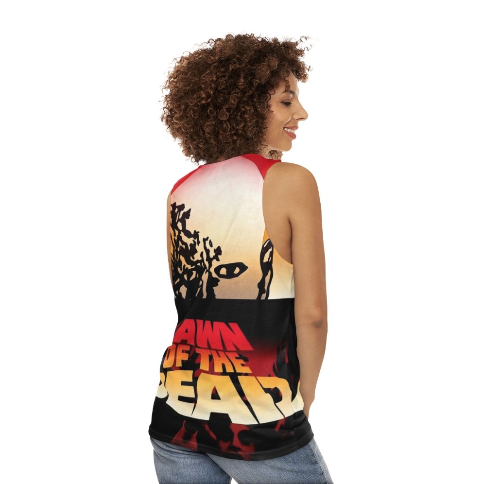 Dawn of the Dead Unisex Zombie Tank Top - women back