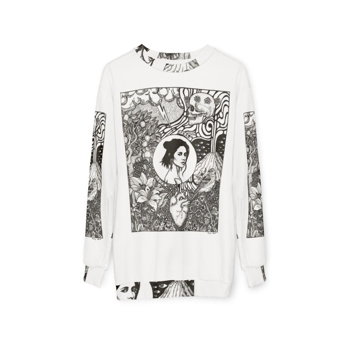 Marina Love Fear Pop Music Sweatshirt - hanging