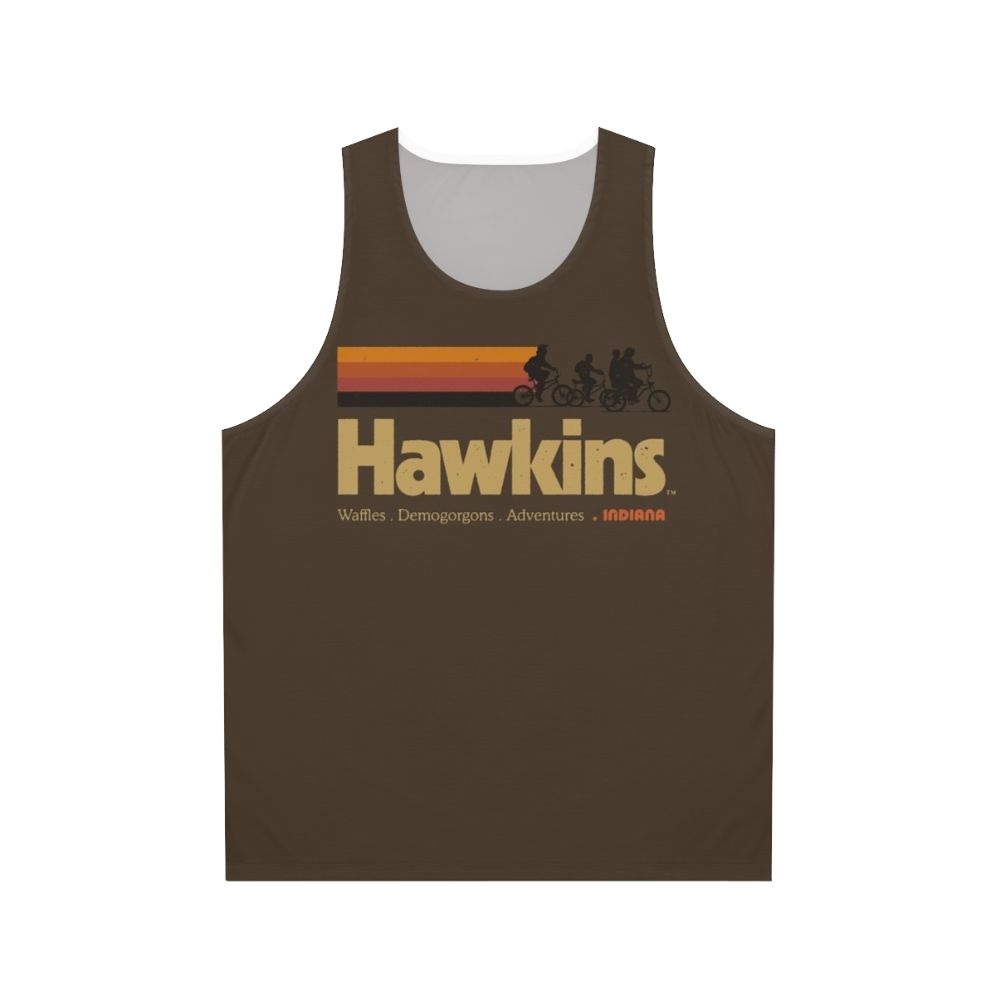 Vintage '80s "Stranger Things" Hawkins Indiana Unisex Tank Top