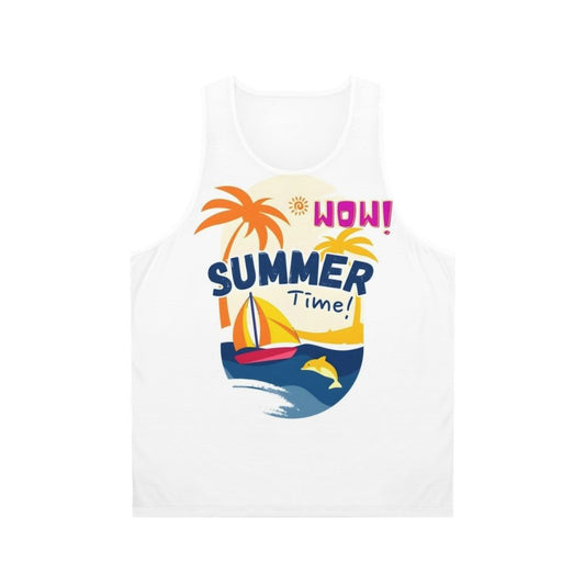 Unisex summer tank top with lightweight and breathable design