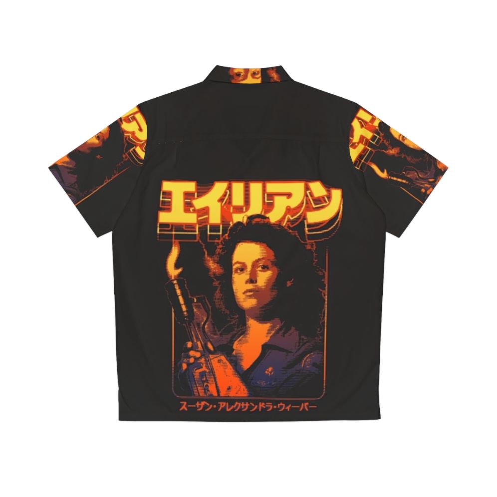 Alien Ellen Ripley Retro Hawaiian Shirt - Back