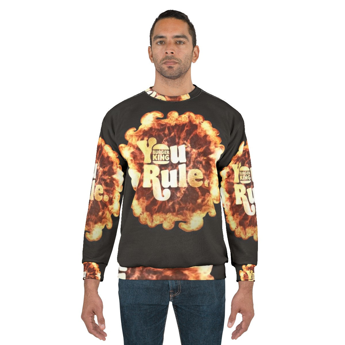 "You Rule" Burger King Inspired Sweatshirt - men