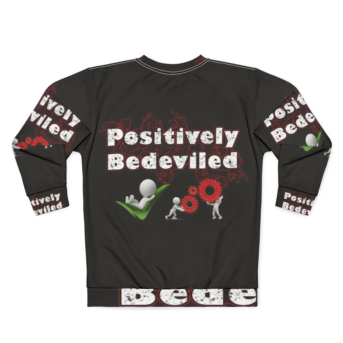 Schitt's Creek "I'm Positively Bedeviled" Sweatshirt featuring Moira Rose quote - Back