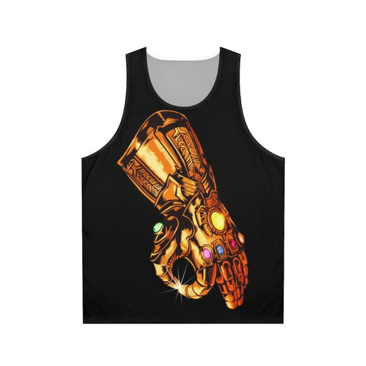 Infinity Gauntlet Circle Game Unisex Tank Top