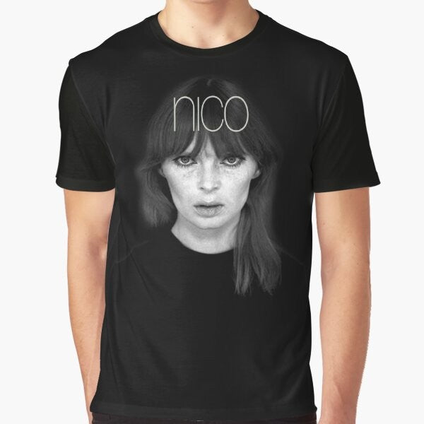 NICO Graphic T-Shirt featuring the iconic image of the music artist