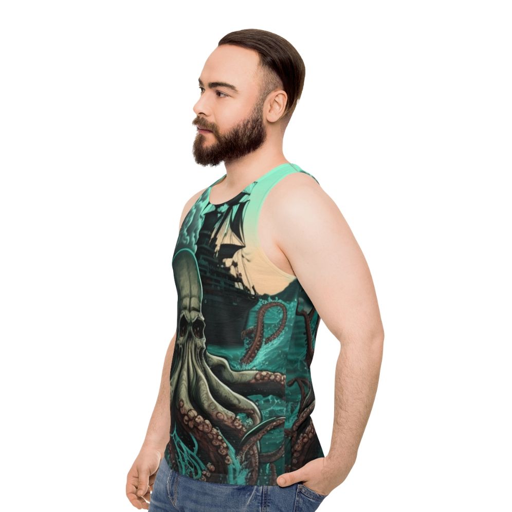 Mythical sea creatures fantasy tank top - men side