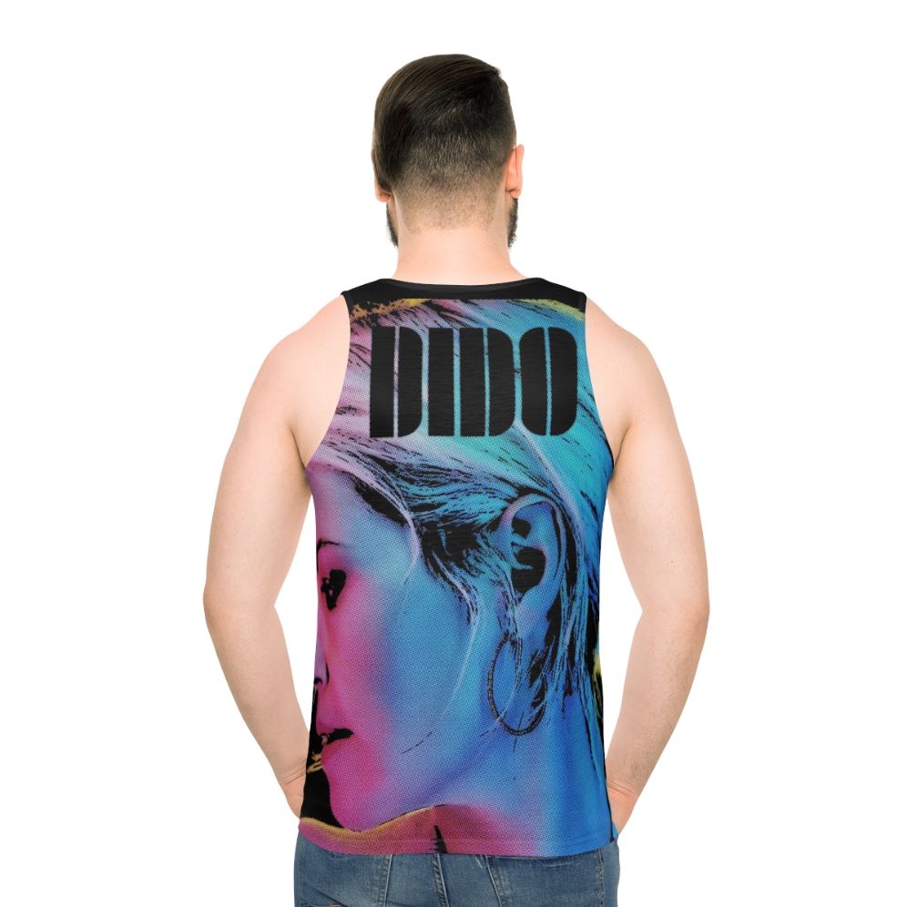 Unisex Dido Music Graphic Tank Top - men back