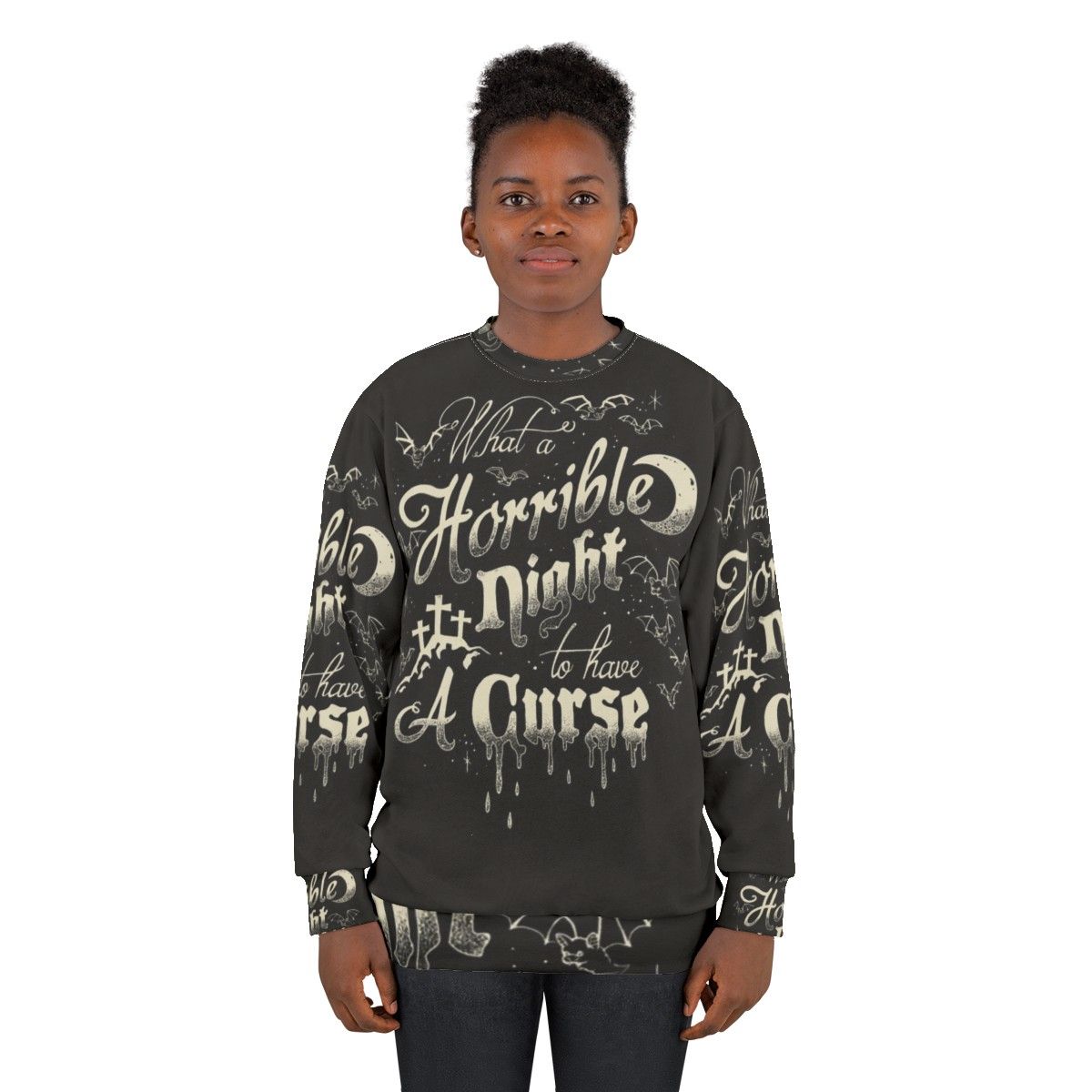 "Castlevania 'Horrible Night to Have a Curse' Sweatshirt" - women