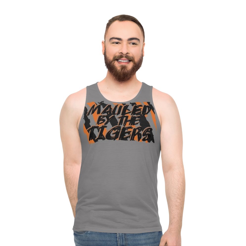 Unisex 'Mauled By The Tigers' Tank Top for Hull City FC Fans - men