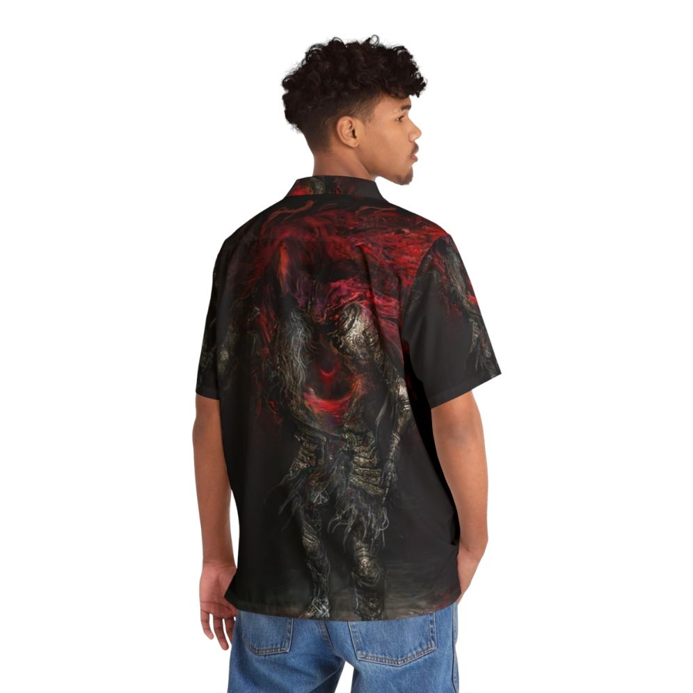 Dark Souls Slave Knight Gael Concept Art Hawaiian Shirt - People Back