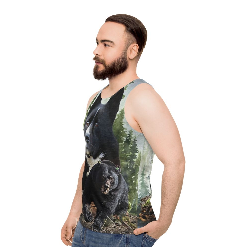 Karelian Bear Dog Hunting Tank Top - men side