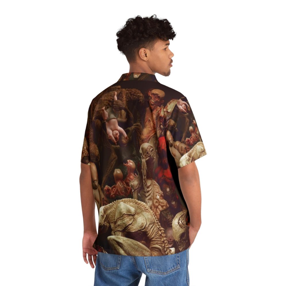 Creepy Creatures Hawaiian Shirt - People Back