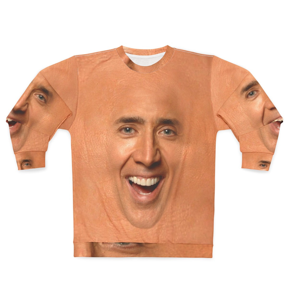 Nicolas Cage Sweatshirt with Funny Graphic