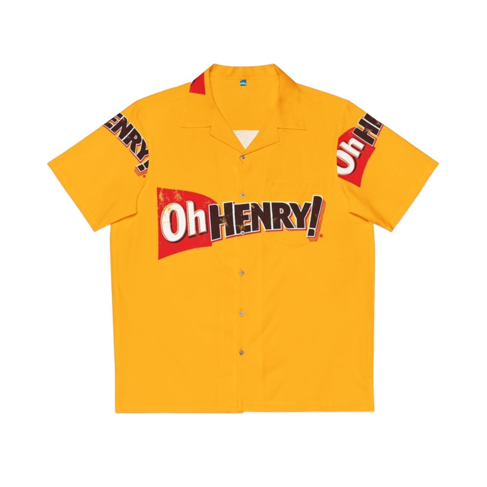 Oh Henry Candy Themed Hawaiian Shirt