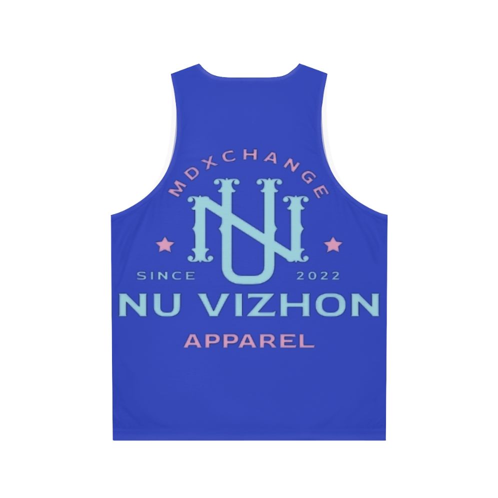 Nu Vizhon unisex tank top for fitness and hobbies - Back