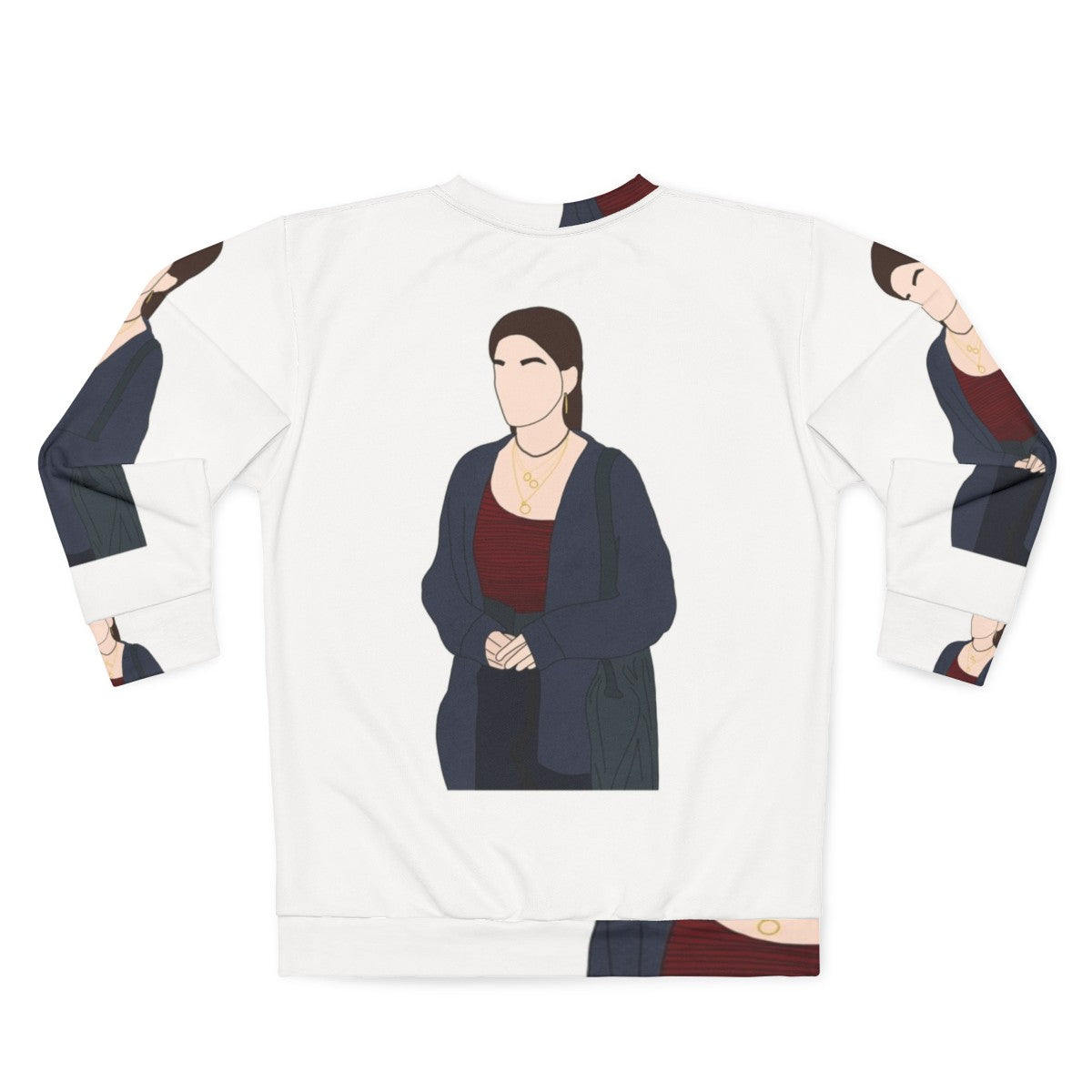 Sex Education Maeve Wiley Sweatshirt with Otis Milburn - Netflix TV Show Merchandise - Back