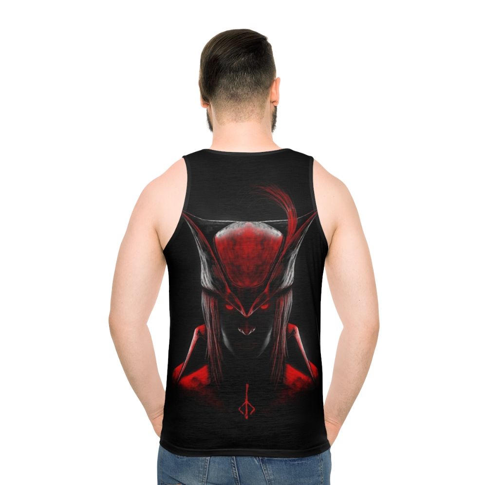 Lady Maria Bloodborne Unisex Tank Top - men back