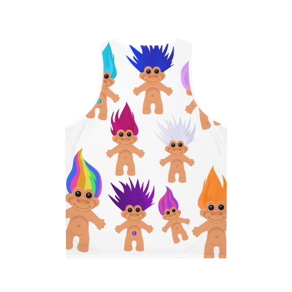 Trendy 90s Troll Doll Unisex Tank Top - Back